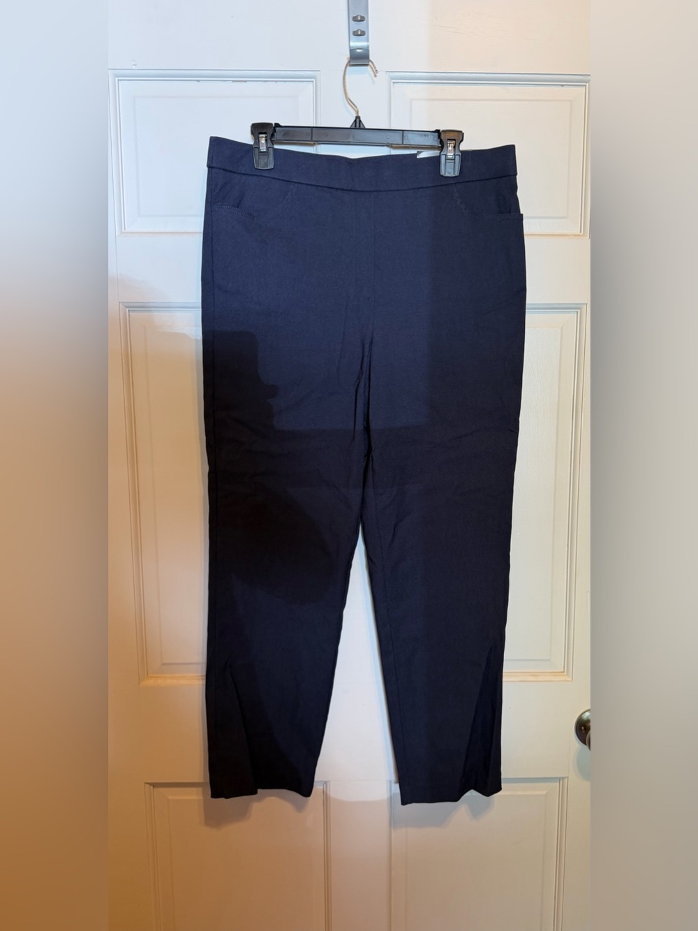 Alfred Dunner allure Pants - NWT - tummy control - navy - 12